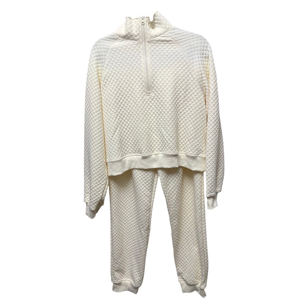 NWOT-2XL-Women's 2-Piece Quilted Lounge Set